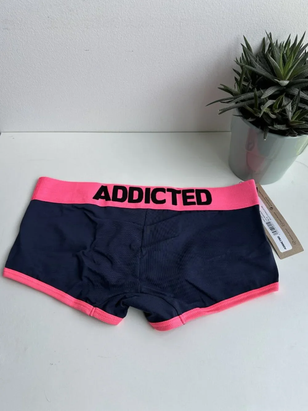 Addicted - Cotton Trunk - Navy / Neon (M)